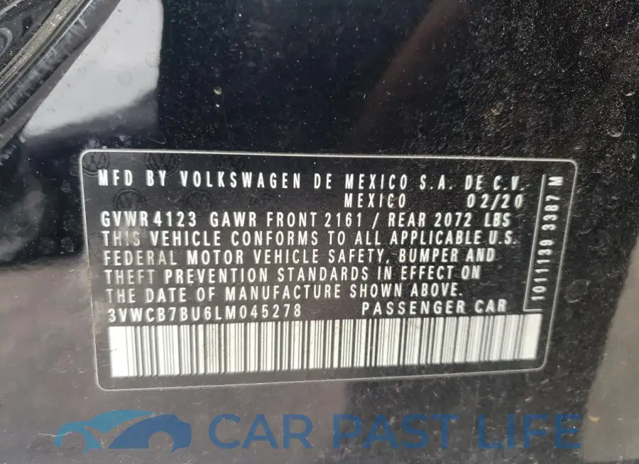 3VWCB7BU6LM045278# 12