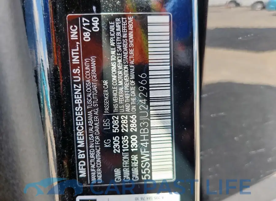 55SWF4HB3JU242966# 12
