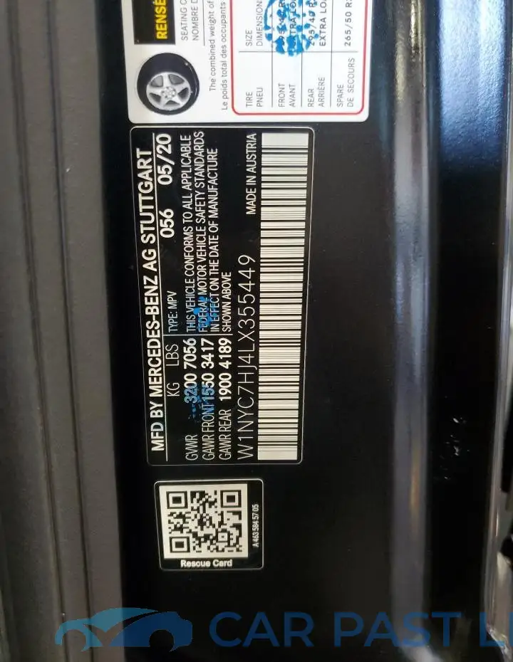 W1NYC7HJ4LX355449# 12
