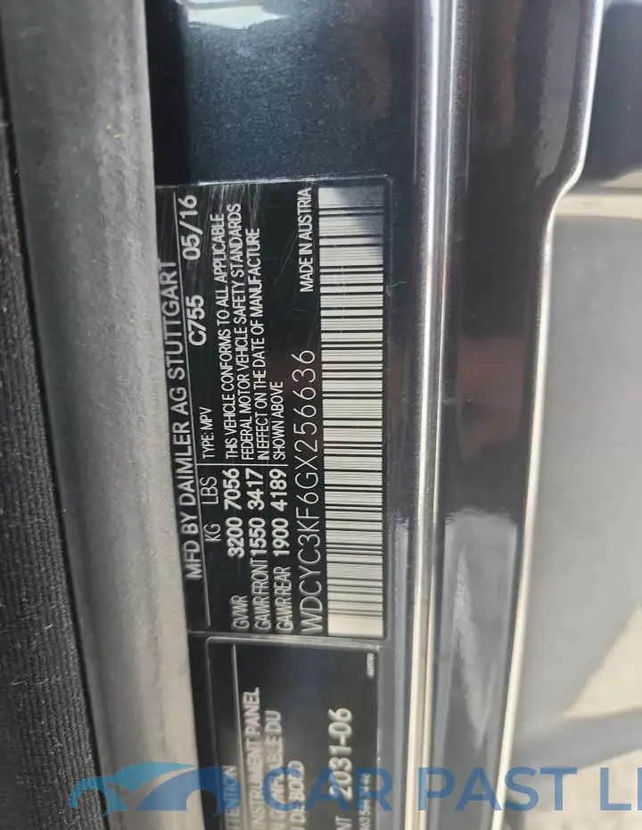 WDCYC3KF6GX256636# 13