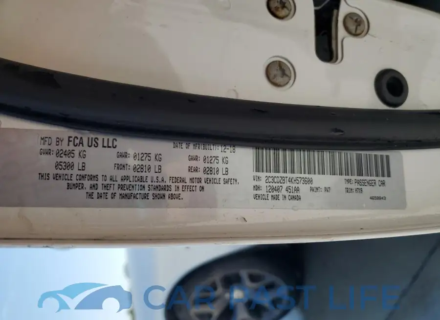 2C3CDZBT4KH573600# 13