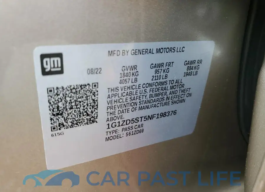 1G1ZD5ST5NF198376# 12