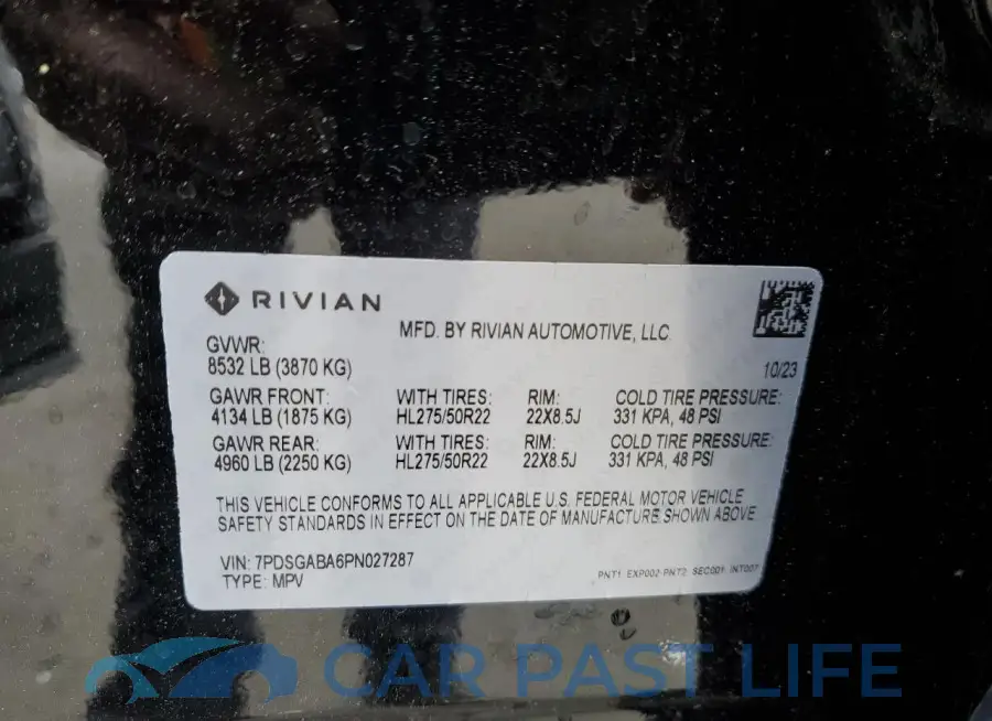 7PDSGABA6PN027287# 14