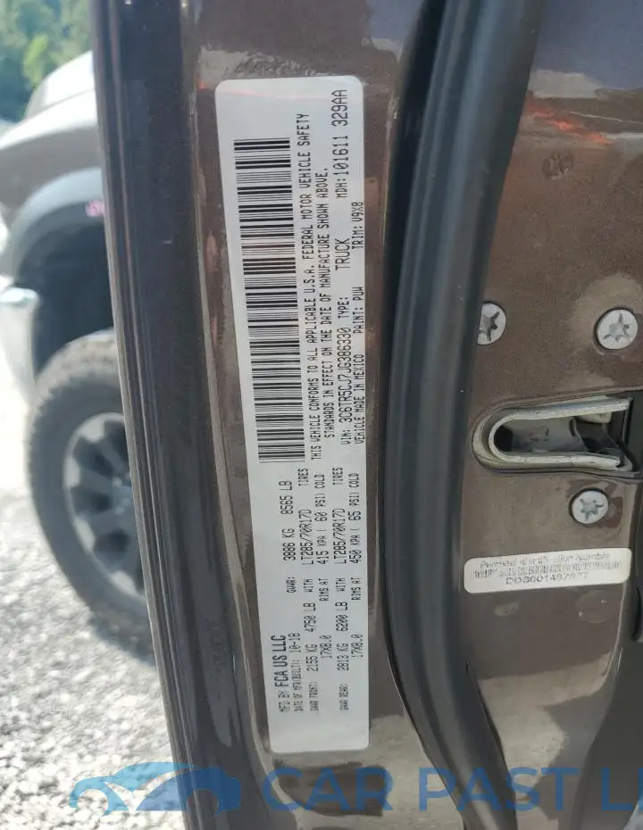 3C6TR5CJ7JG386330# 12