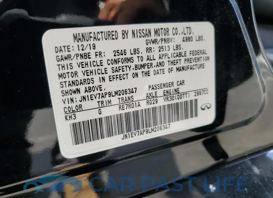 JN1EV7AP9LM206347# 12