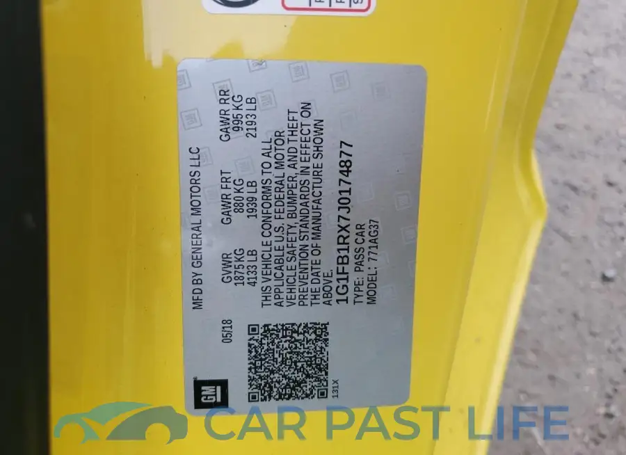 1G1FB1RX7J0174877# 12