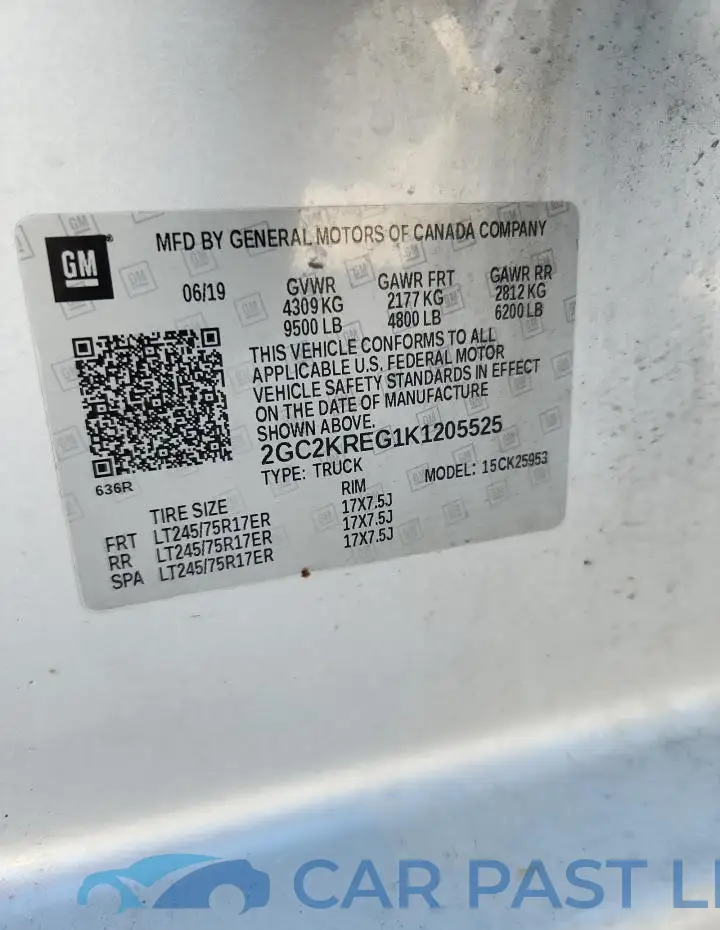 2GC2KREG1K1205525# 12