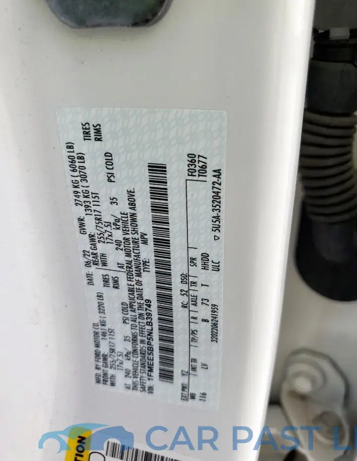 1FMEE5BP5NLB39749# 13