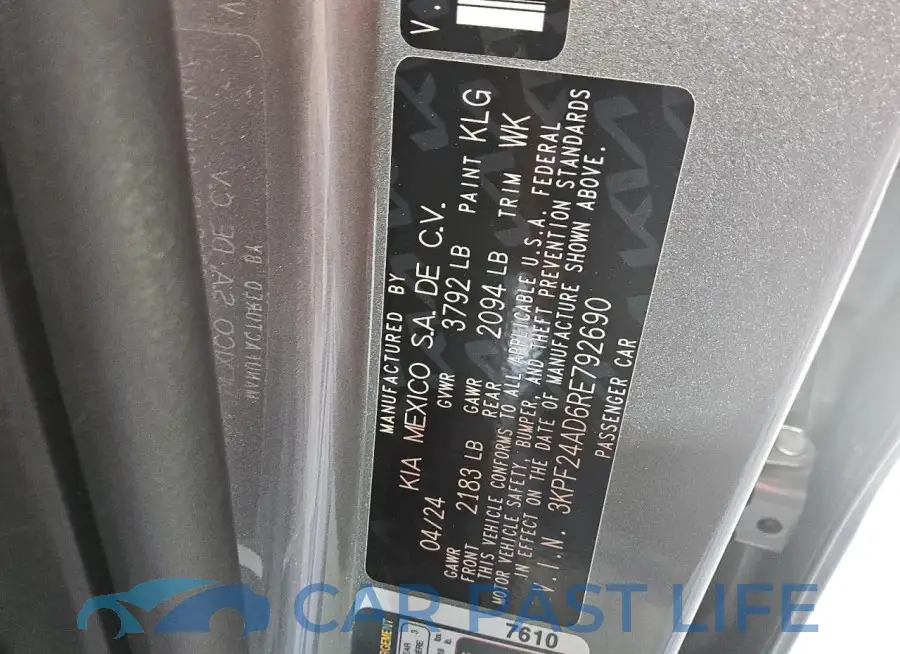 3KPF24AD6RE792690# 12