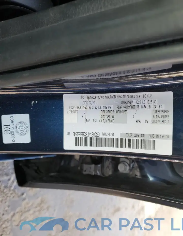 3MZBPAB72LM138223# 12