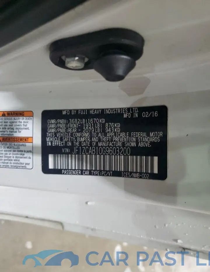 JF1ZCAB10G9603200# 12