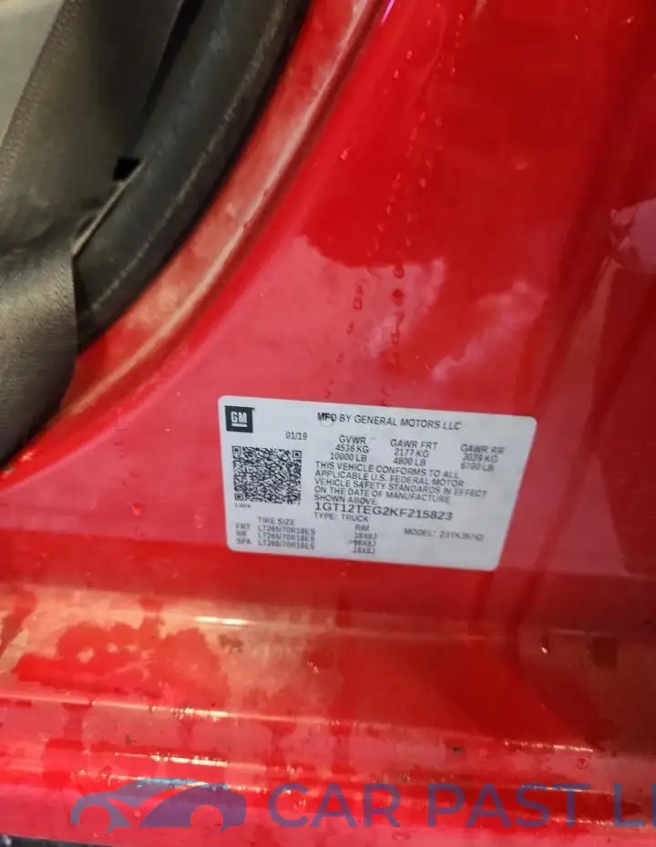 1GT12TEG2KF215823# 12