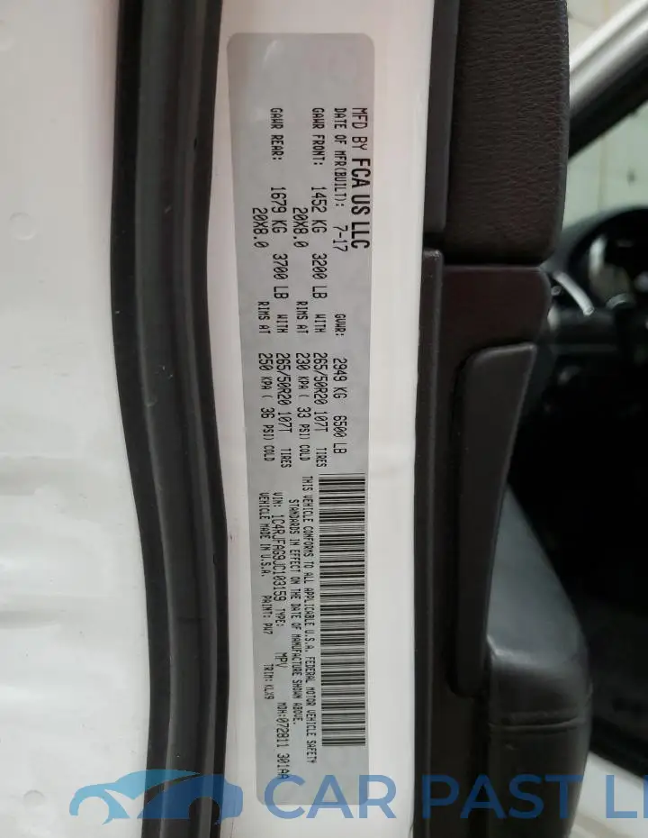 1C4RJFAG9JC103159# 14