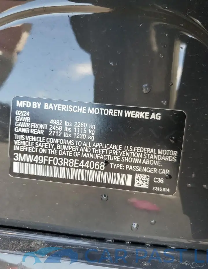 3MW49FF03R8E44068# 12