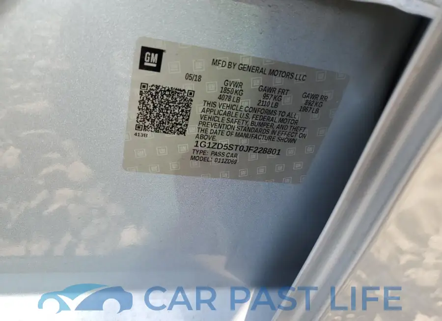 1G1ZD5ST0JF228801# 12