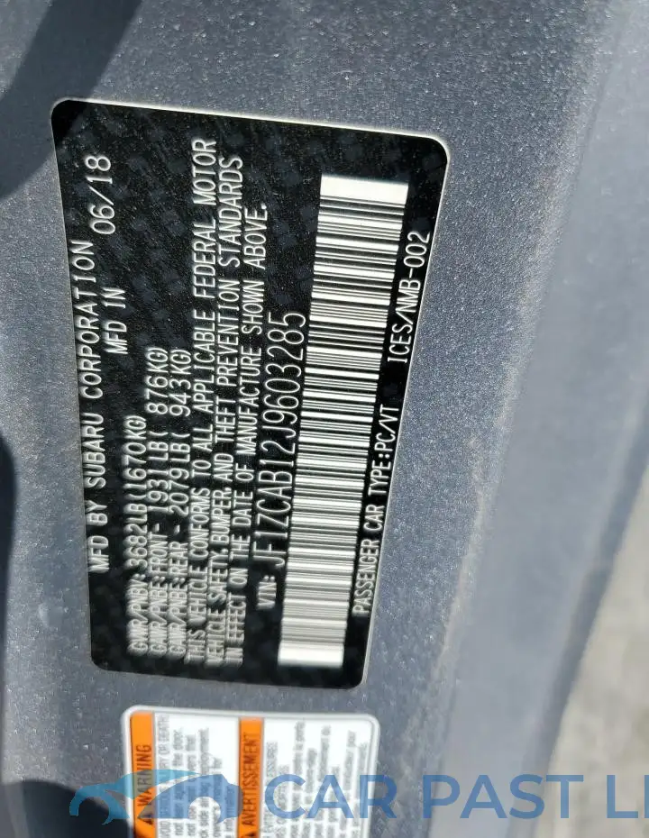 JF1ZCAB12J9603285# 12