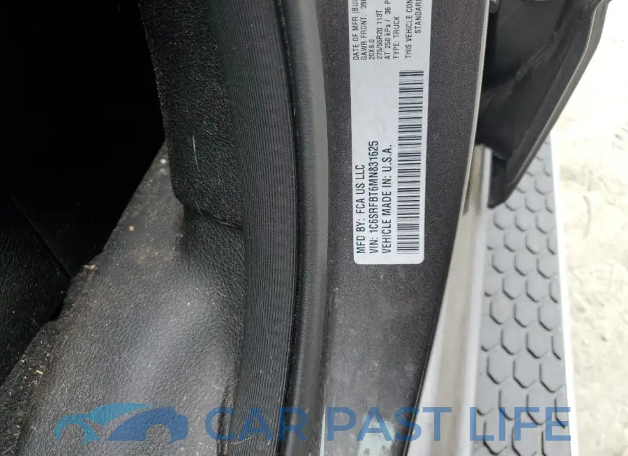 1C6SRFBT6MN831625# 13