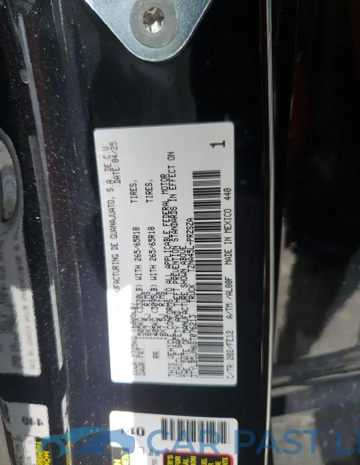 3TYLB5JN6ST076213# 12