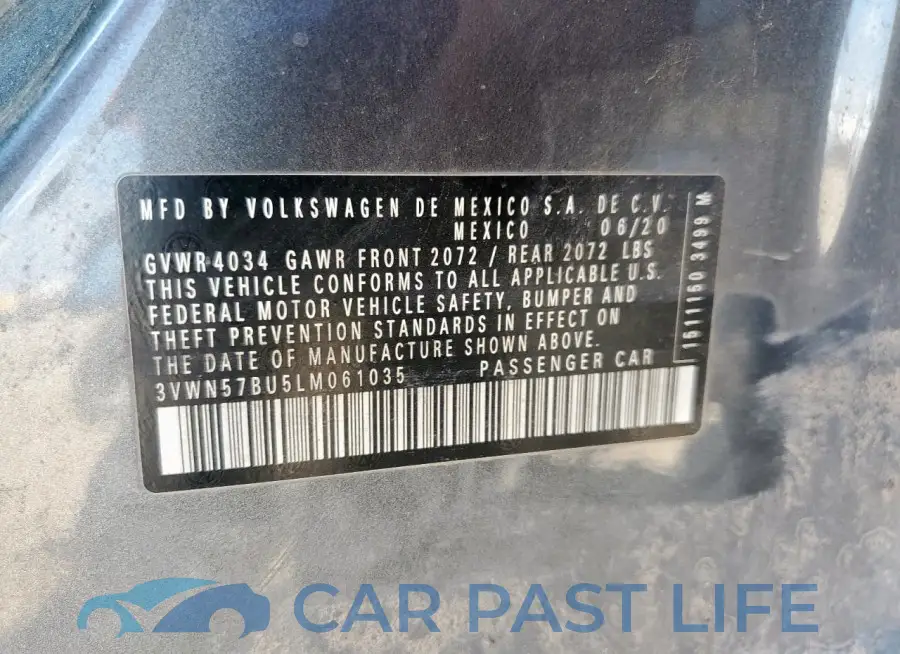 3VWN57BU5LM061035# 13