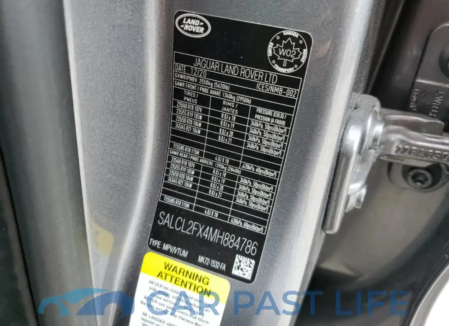SALCL2FX4MH884786# 14