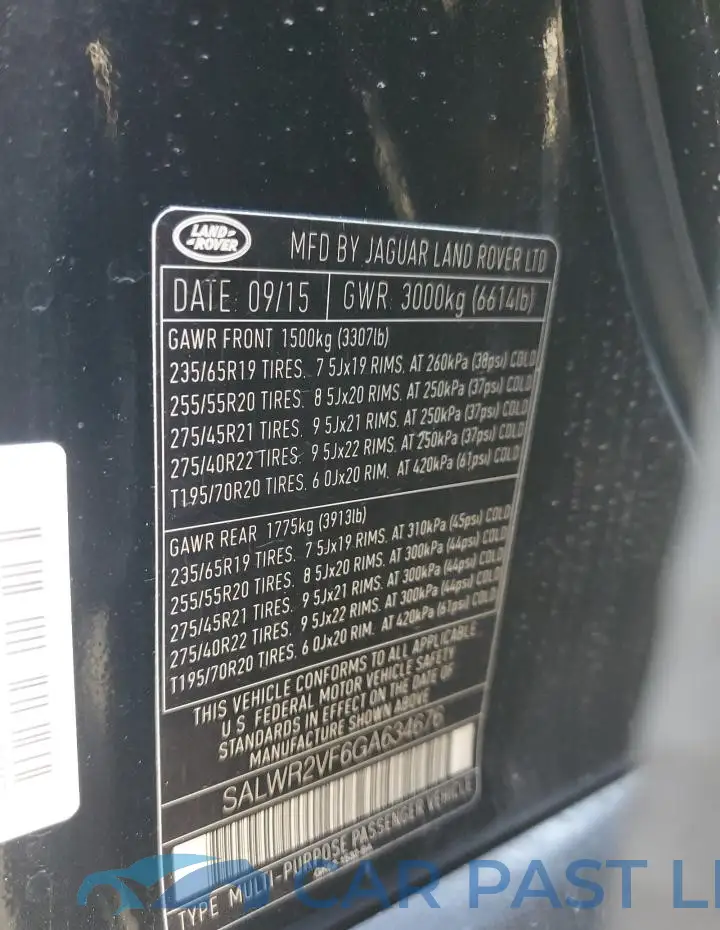 SALWR2VF6GA634676# 13