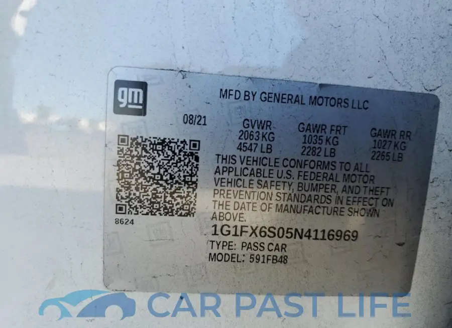 1G1FX6S05N4116969# 12