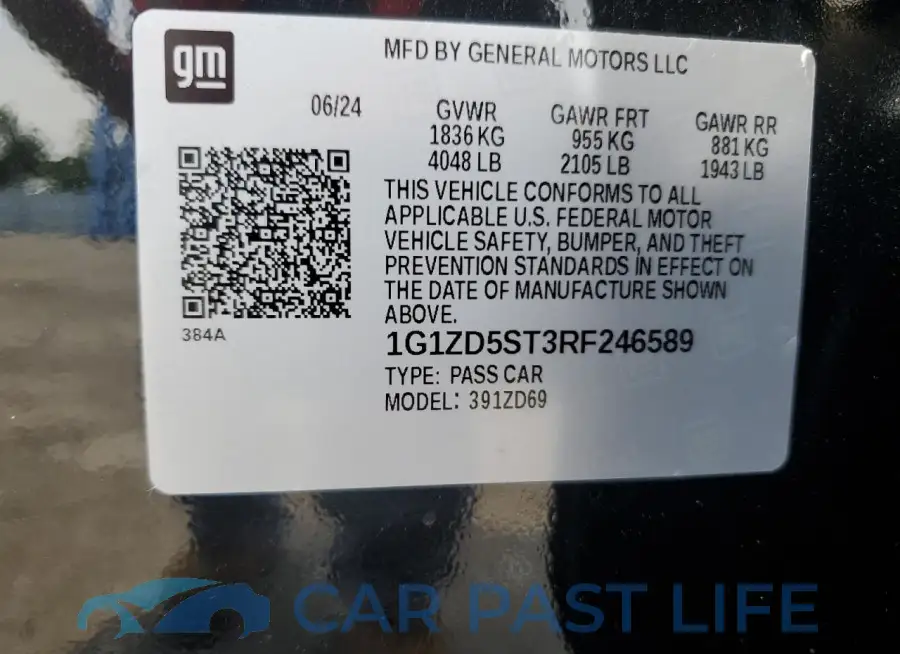 1G1ZD5ST3RF246589# 12
