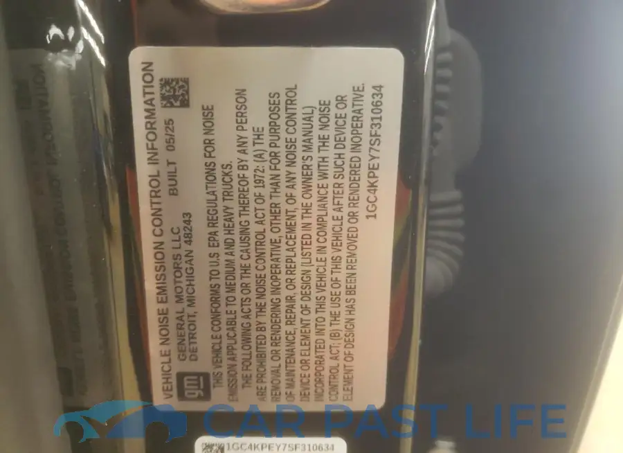 1GC4KPEY7SF310634# 12