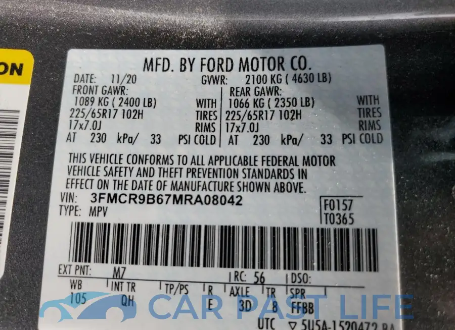 3FMCR9B67MRA08042# 14
