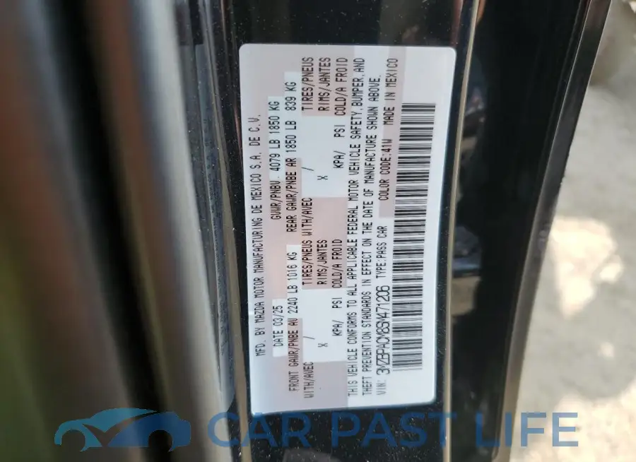 3MZBPACM8SM471206# 12