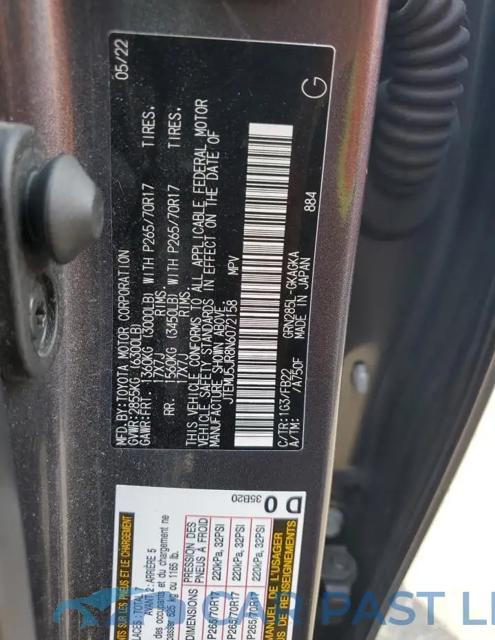 JTEMU5JR8N6072158# 13