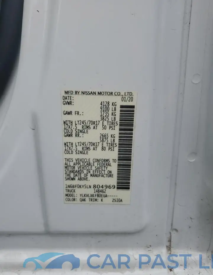 1N6BF0KY5LN804969# 12