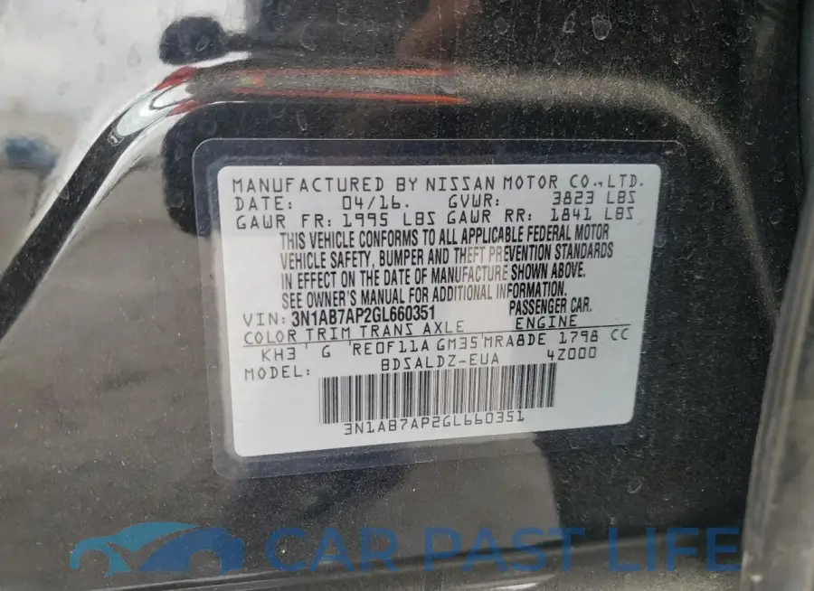 3N1AB7AP2GL660351# 12