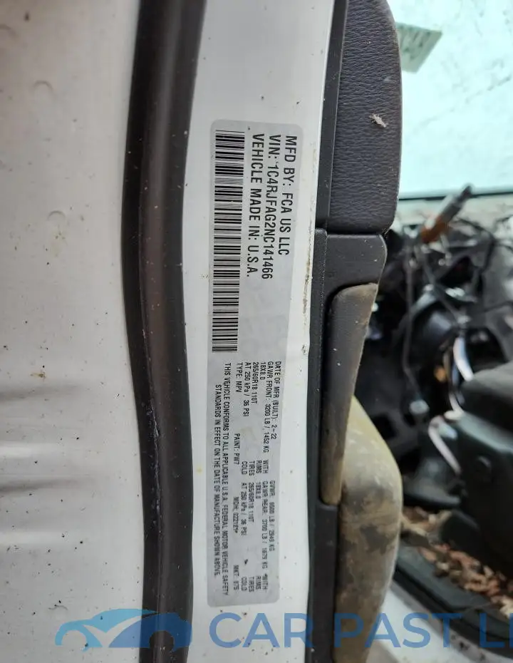 1C4RJFAG2NC141466# 13