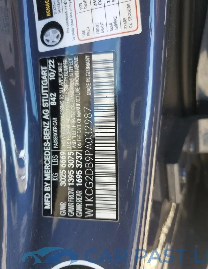 W1KCG2DB9PA032987# 13