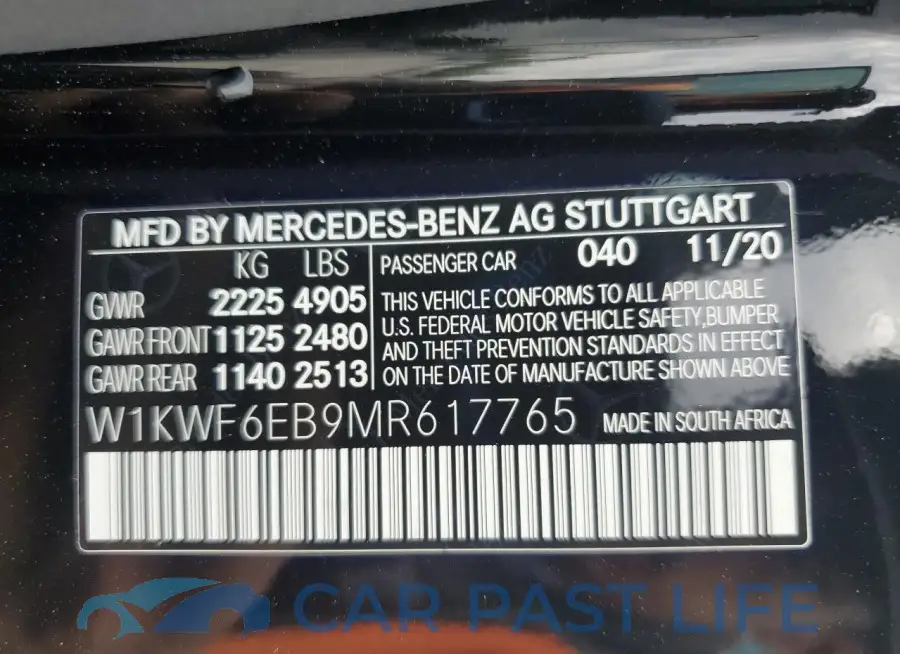 W1KWF6EB9MR617765# 13