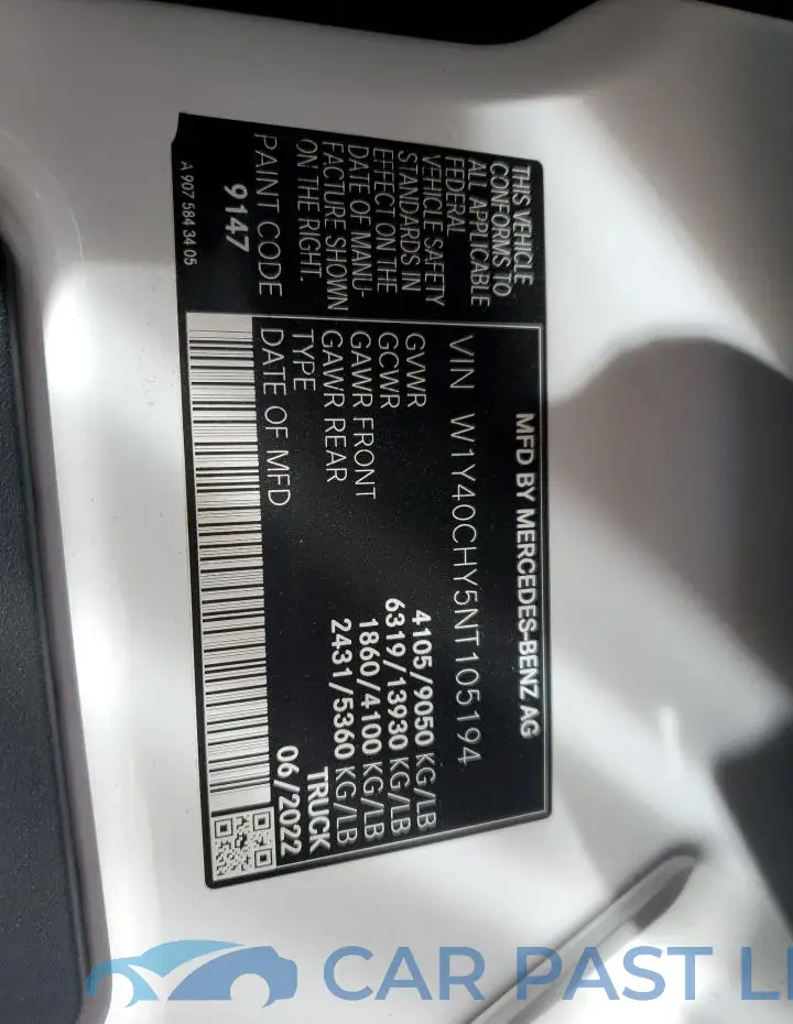 W1Y40CHY5NT105194# 12