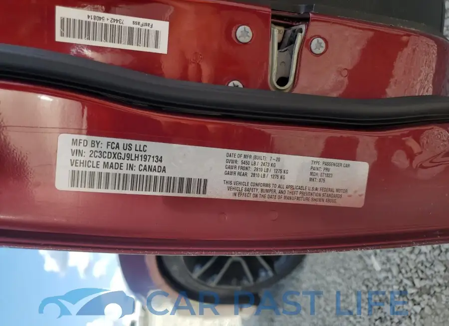 2C3CDXGJ9LH197134# 12