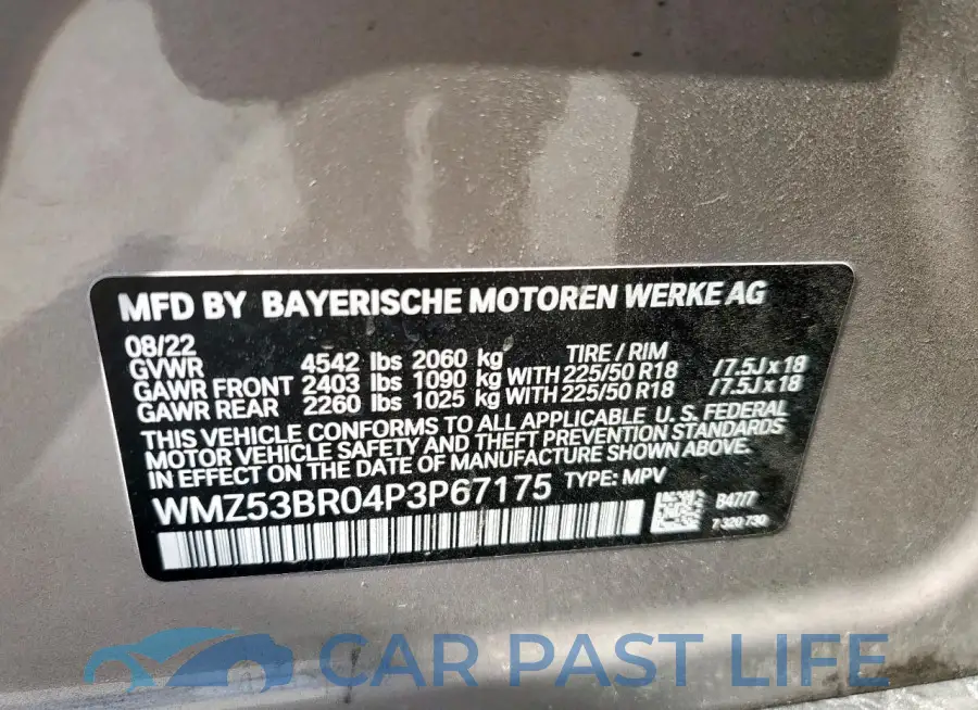 WMZ53BR04P3P67175# 13