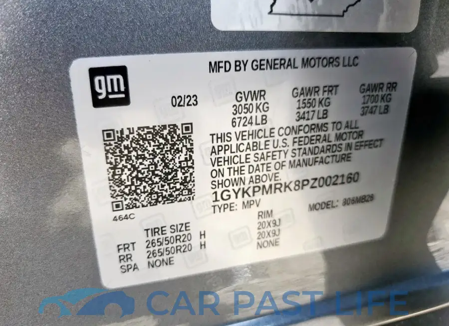 1GYKPMRK8PZ002160# 14