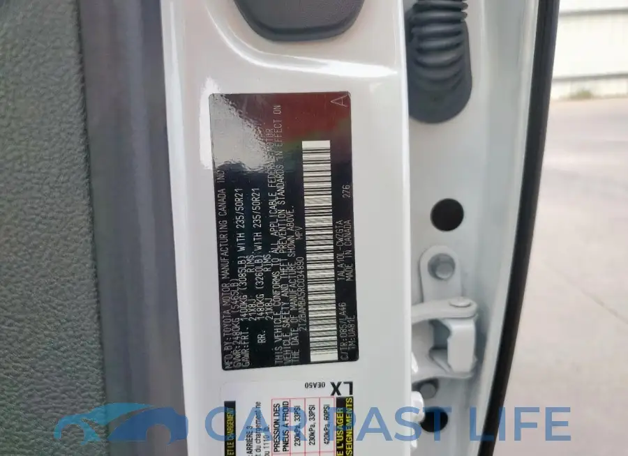 2T2BAMBA5RC034890# 13