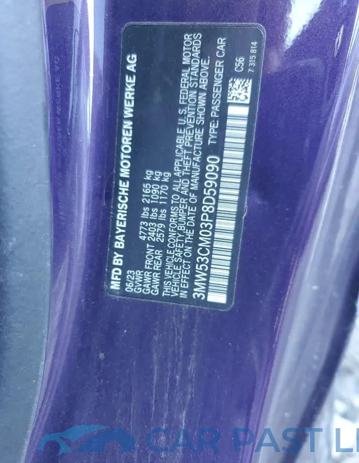 3MW53CM03P8D59090# 12