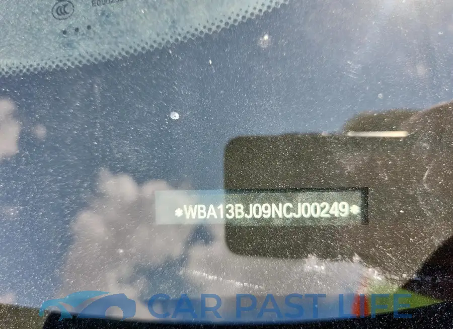 WBA13BJ09NCJ00249# 12