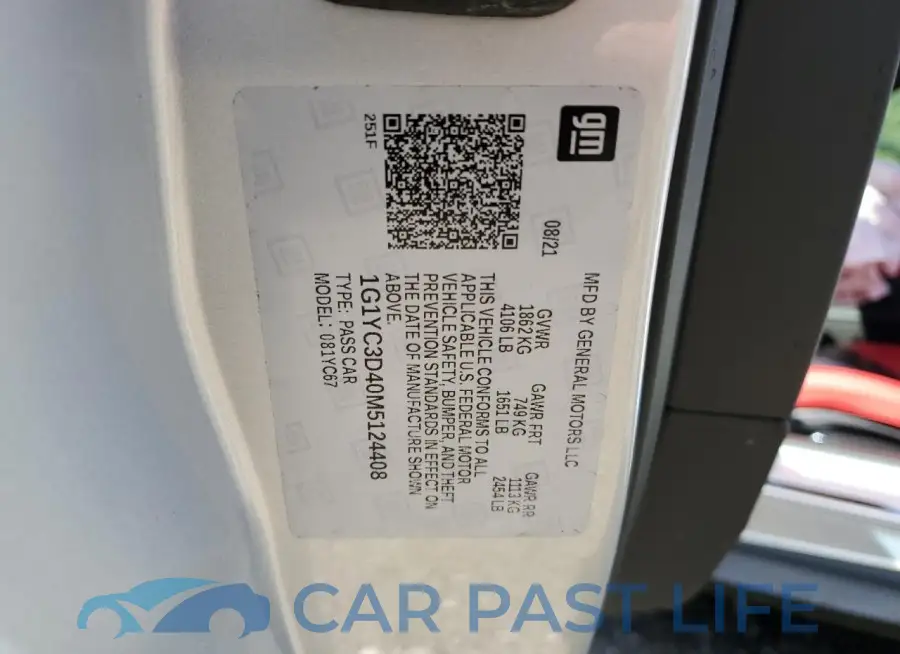1G1YC3D40M5124408# 12