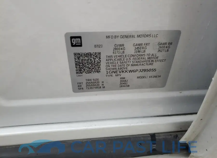 1GNEVKKW6PJ295055# 13