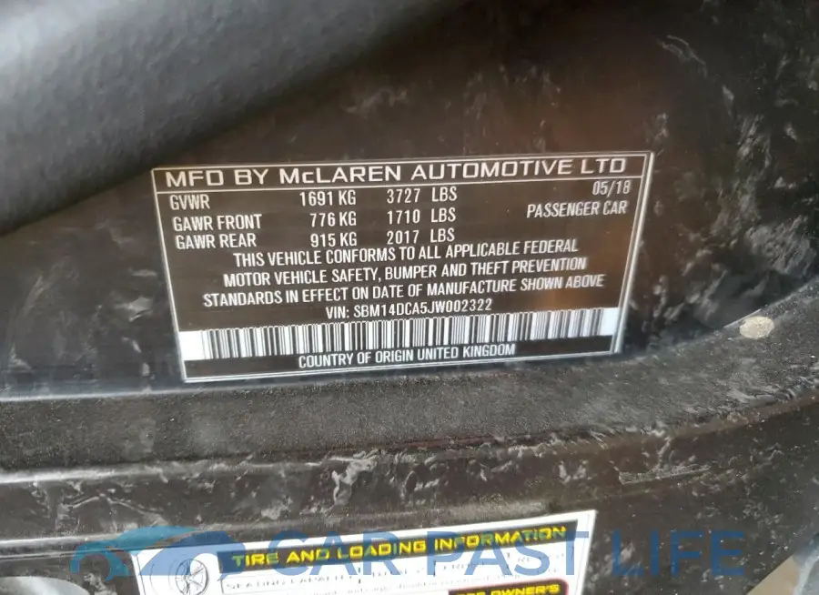 SBM14DCA5JW002322# 12