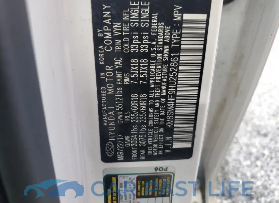 KM8SM4HF9HU252861# 13