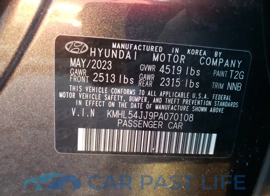 KMHL54JJ9PA070108# 12