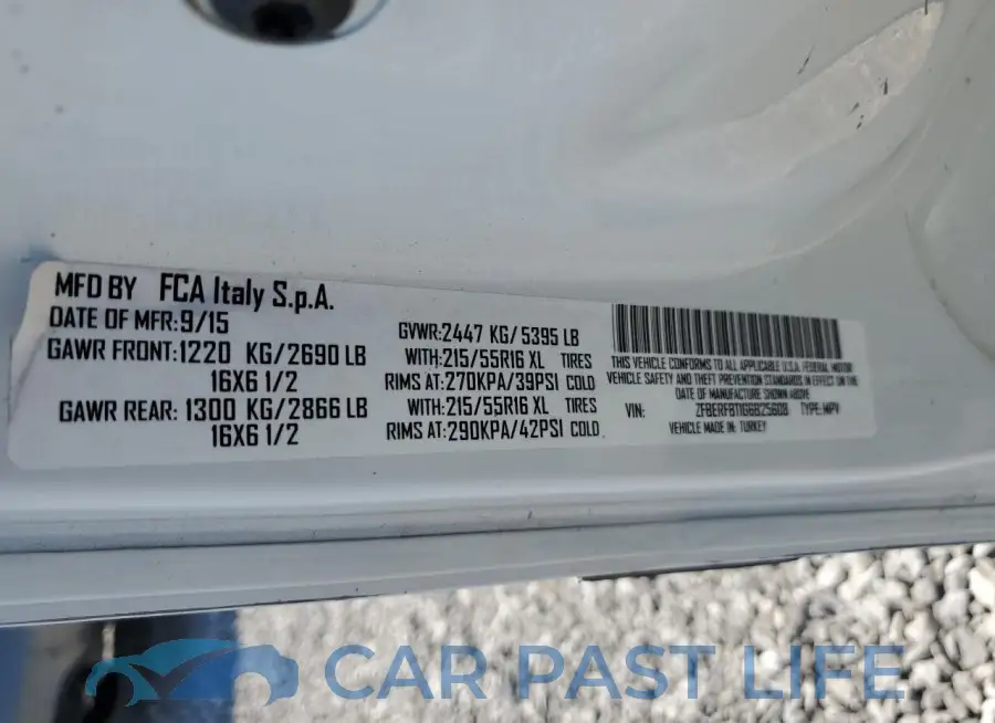 ZFBERFBT1G6B25608# 13