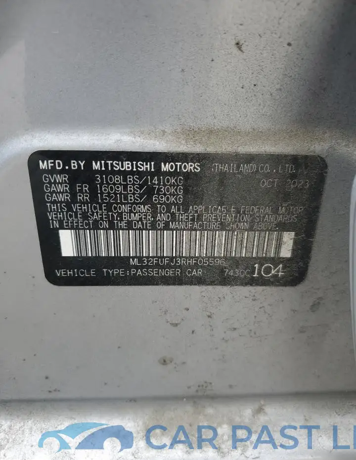 ML32FUFJ3RHF05596# 12